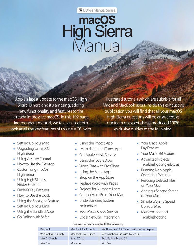 Mac Os High Sierra Manual